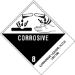 4 X 4-3/4 - Corrosive Liquids, N.O.S. Labels 500/Roll      - DL524P2