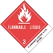 4 X 4-3/4 - Flammable Liquids, N.O.S. Labels 500/Roll      - DL512P2