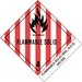 4 X 4-3/4 - Flammable Solids, N.O.S. Labels 500/Roll      - DL513P1