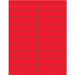 4" x 1" Fluorescent Red 2000/Cs - LL177RD