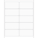 4" x 2" Clear Rectangle 1000/Cs - LL223CL