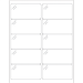 4" x 2" Crystal Clear Rectangle 1000/Cs - LL238CC