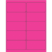 4" x 2" Fluorescent Pink 1000/Cs - LL178PK