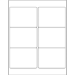 4" x 3" White 600/Cs - LL126