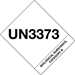 4" x 4 3/4" - "UN3373 Biological Substance Category B" Labels 500/Rl - DL1404