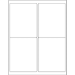 4" x 5" White 400/Cs - LL129