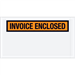 5 1/2" x 10" Orange "Invoice Enclosed" Envelopes 1000/Cs - PL27