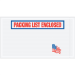 5 1/2 x 10" U.S.A. Flag "Packing List Enclosed" Envelopes 1000/Case  - PL512