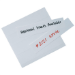 6 x 1 1/4  White Paper Laser Inserts 400/Case - LH152