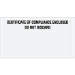 6 x 11" "Certificate of Compliance Enclosed" Transportation Envelopes 1000/Case  - PL511