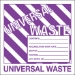 6 x 6 - Universal Waste Labels 500/Roll - DL1303