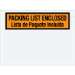 7 1/2 x 5 1/2" Bilingual Packing List Envelopes 1000/Case  - PL500
