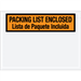 7 1/2 x 5 1/2" Bilingual Packing List Envelopes 1000/Case  - PL500