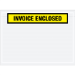 7 1/2 x 5 1/2" Yellow "Invoice Enclosed" Envelopes 1000/Case  - PL528
