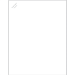 8 1/2" x 11" Crystal Clear Rectangle 100/Cs - LL239CC
