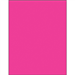 8 1/2 x 11" Fluorescent Pink Removable Rectangle Laser Labels 1/Sht - LL420PK