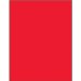 8 1/2 x 11" Fluorescent Red Removable Rectangle Laser Labels 1/Sht - LL420RD