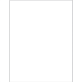 8 1/2" x 11" Glossy White Rectangle 100/Cs - LL206