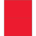 8 1/2 x 5 1/2" Fluorescent Red Removable Rectangle Laser Labels 2/Sht - LL415RD