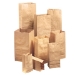 8# Paper Bag 57-Pound Base Brown Kraft 6 1/8" x 4.17" x 12 7/16" 400 Bgs/Bdl - DU-8H-K-400