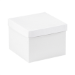 8 x 8 x 6 White Deluxe Gift Box Bottoms 50/Cs (Fits Lid 8 x 8) - DGB886W