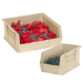 9 1/4 x 6 x 5 Ivory  Plastic Stack &amp; Hang Bin Boxes 12 Bins/Cs - BINP0965V