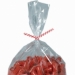 9 x 5/32 Red Candy Stripe  Paper Twist Ties 2000/Case - PBT9CS