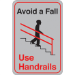 "Avoid a Fall..." 9 x 6" Facility Sign 1/Ea - SN404