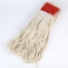Cleaning Mop 32 Oz Capacity, Natural, Cotton, Cut-End, with 1-1/4" Vinyl Coated Narrow Band 1/Ea - ACS-M8032WB