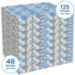 Facial Tissue 8.4" x 8" Sheet, 2-Ply, White, Flat, 48/Cs - KC-21606