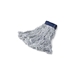 Finish Wet Mop Large, 24 Oz Capacity, White, Polyester/Rayon, with 5" Blue Headband 6/Cs - RC-D553-06