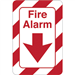 "Fire Alarm" 9 x 6" Facility Sign 1/Ea - SN403