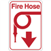 "Fire Hose" 9 x 6" Facility Sign 1/Ea - SN402