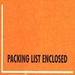 Mil-Spec Packing List Enclosed - Mil-Spec Packing List Enclosed