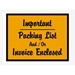 Packing List/Invoice Enclosed - Packing List/Invoice Enclosed
