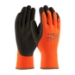 Powergrab Thermo From Towa, Hi-Vis Orange Acrylic Terry Shell, Brown Microfinish Grip Dz        - 41-1400/M