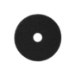 Stripping Pad 16" Diameter, Black 5/Cs - AO-400116