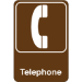 "Telephone" 9 x 6" Facility Sign 1/Ea - SN409
