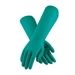 Unsupported Nitrile, 11 Mil, 13Inch Unlined, Green, Raised Diamond Grip, Chlorinated, Dozen Packed Straight Cuff Dz     - 50-N110G/S