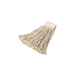 Wet Mop #20, 20 Oz Capacity, Nonlaunderable/Bucket Wring-Out, White, Cotton, Cut-End, with 5" White Headband 12/Cs - RC-V157