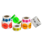 Pre-Printed Inventory Labels - Days of the Week 