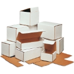White Corrugated Mailers 