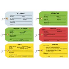 Inspection Tags - 1 Part Pre-Wired 