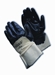 Nitrile Dipped Gloves, Armorlite, Light Weight, Palm Coated Interlock, Blue, 3Inch Plasticized Safety Cuff Dz      - 56-3175/XL