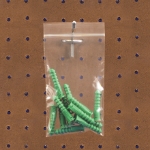 Reclosable Poly Bags - w/Hang Hole - 2 Mil 