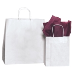 White Paper Shopping Bags 