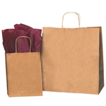 Kraft Paper Shopping Bags 