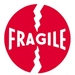 4 X 4 - Fragile Labels 500/Roll - DL1140