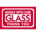 3 X 5 - Glass - Handle With Care Labels 500/Roll - DL1230