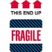4 X 6 - This End Up - Fragile Labels 500/Roll - DL1550